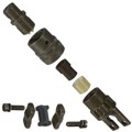 MS3116F-8-4S - CONN PLUG FMALE 4P GOLD SLDR CUP
