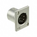 HA16RD-5P(76) - CONN RCPT MALE 5P SILV SLDR CUP