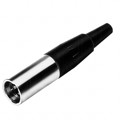 TA3M - CONN RCPT MALE MINI XLR 3P SLDR