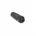 EN3C3M - CONN PLUG MALE 3P GOLD SLDR CUP