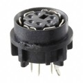 750327-1 - CONN RCPT FMALE MINI DIN 6P SLDR