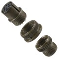 MS3106A-14S-6S - CONN PLUG FMALE 6P SILV SLDR CUP