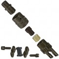 MS3116F-8-2S - CONN PLUG FMALE 2P GOLD SLDR CUP