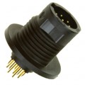 1445721-1 - CONN RCPT MALE 7P GOLD SLDR CUP