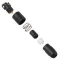 HR30-6P-6P(71) - CONN PLUG MALE 6P GOLD SLDR CUP