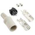 HR212-10P-8P(72) - CONN PLUG MALE 8P TIN SOLDER CUP