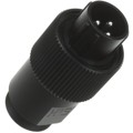 JR13WP-3P(71) - CONN PLUG MALE 3P SILV SLDR CUP