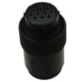 JR21WP-10S(71) - CONN PLUG FMALE 10P SOLDER CUP