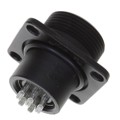 JR13WR-5P(71) - CONN RCPT MALE 5P SILV SLDR CUP