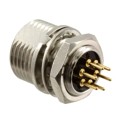 HR10A-7TR-6SA(74) - CONN RCPT FMALE 6POS GOLD SOLDER