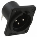 PD3MRMS2 - CONN RCPT MALE XLR 3P SILV SLDR