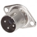 57KD3M - CONN RCPT MALE DIN 3POS TIN