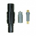 1877845-3 - CONN PLUG MALE 5P GOLD SLDR CUP