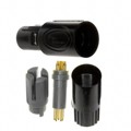 1877845-6 - CONN PLUG MALE 5P GOLD SLDR CUP