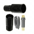1877846-6 - CONN PLUG MALE 6P GOLD SLDR CUP