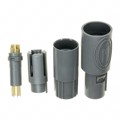 1-1877846-1 - CONN PLUG MALE 6P GOLD SLDR CUP