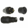 43-00101 - CONN RCPT MALE 5POS GOLD SCREW