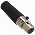 M-XL-4-11L - CONN PLUG FMALE MINI XLR 4P SLDR