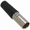 M-XL-4-12L - CONN PLUG MALE MINI XLR 4P SLDR