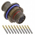 MKJ1A7W7-10SA - CONN RCPT FMALE 10POS GOLD CRIMP
