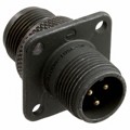 97-3100A-10SL-3P - CONN RCPT MALE 3P SILV SLDR CUP