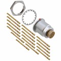 JBXER2G18FCSDSR - CONN RCPT FMALE 18POS GOLD CRIMP