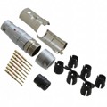 JBXFD2G08MCSDSR - CONN PLUG MALE 8POS GOLD CRIMP