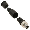 42-00001 - CONN RCPT MALE 3P SPRING TYPE