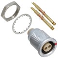 JBXER1G02FSSDSR - CONN RCPT FMALE 2P GOLD SLDR CUP