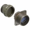 97-3100A-22-14P - CONN RCPT MALE 19P SILV SLDR CUP