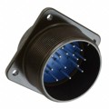 97-3102A-28-17P - CONN RCPT MALE 15P SILV SLDR CUP
