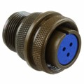 97-3106A-16S-6S - CONN PLUG FMALE 3P SILV SLDR CUP