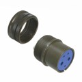 97-3106A-22-12S - CONN PLUG FMALE 5P SILV SLDR CUP