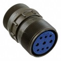 97-3101A-24-11S - CONN RCPT FMALE 9P SILV SLDR CUP