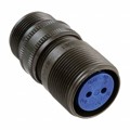 97-3101A-18-3S - CONN RCPT FMALE 2P SILV SLDR CUP