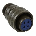 97-3107A-18-10S - CONN PLUG FMALE 4P SILV SLDR CUP