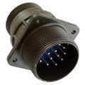 97-3100A-22-19P - CONN RCPT MALE 14P SILV SLDR CUP