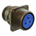 97-3100A-22-9S - CONN RCPT FMALE 3P SILV SLDR CUP