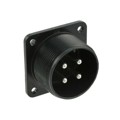 H/MS3102A22-22P-D-T(73) - CONN RCPT MALE 4P SILV SLDR CUP
