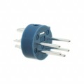 HA16-5P(PM)(76) - CONN MALE INSERT 5P SOLDER CUP