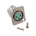 DE3FPKG - CONN PLUG FMALE XLR 3P SLDR CUP