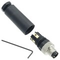 1-2120954-1 - CONN PLUG MALE 4POS GOLD SCREW