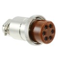 HS21P-6(71) - CONN PLUG FMALE 6P SOLDER CUP