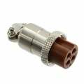 HS16P-4(71) - CONN PLUG FMALE 4P SOLDER CUP