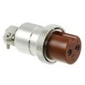 HS16P-2(71) - CONN PLUG FMALE 2P SOLDER CUP
