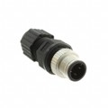 12-03BMMA-SL8001 - CONN PLUG MALE 3P GOLD SLDR CUP