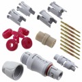 JMXFH1G08MSUDSU - CONN PLUG MALE 8P GOLD SLDR CUP