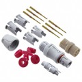 JMXFH1G06MCUDSU - CONN PLUG MALE 6POS GOLD CRIMP