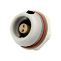 JMXHH1G02FSUDSG - CONN RCPT FMALE 2P GOLD SLDR CUP
