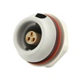 JMXHH1G03FSUDSM - CONN RCPT FMALE 3P GOLD SLDR CUP
